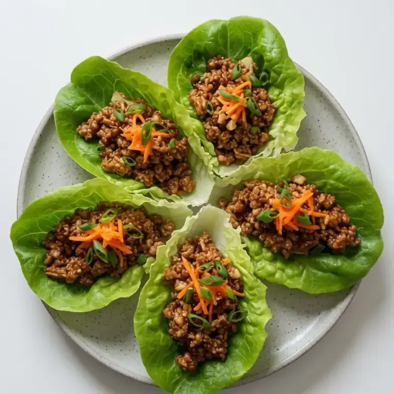 Ginger-Garlic-Lettuce-Wraps