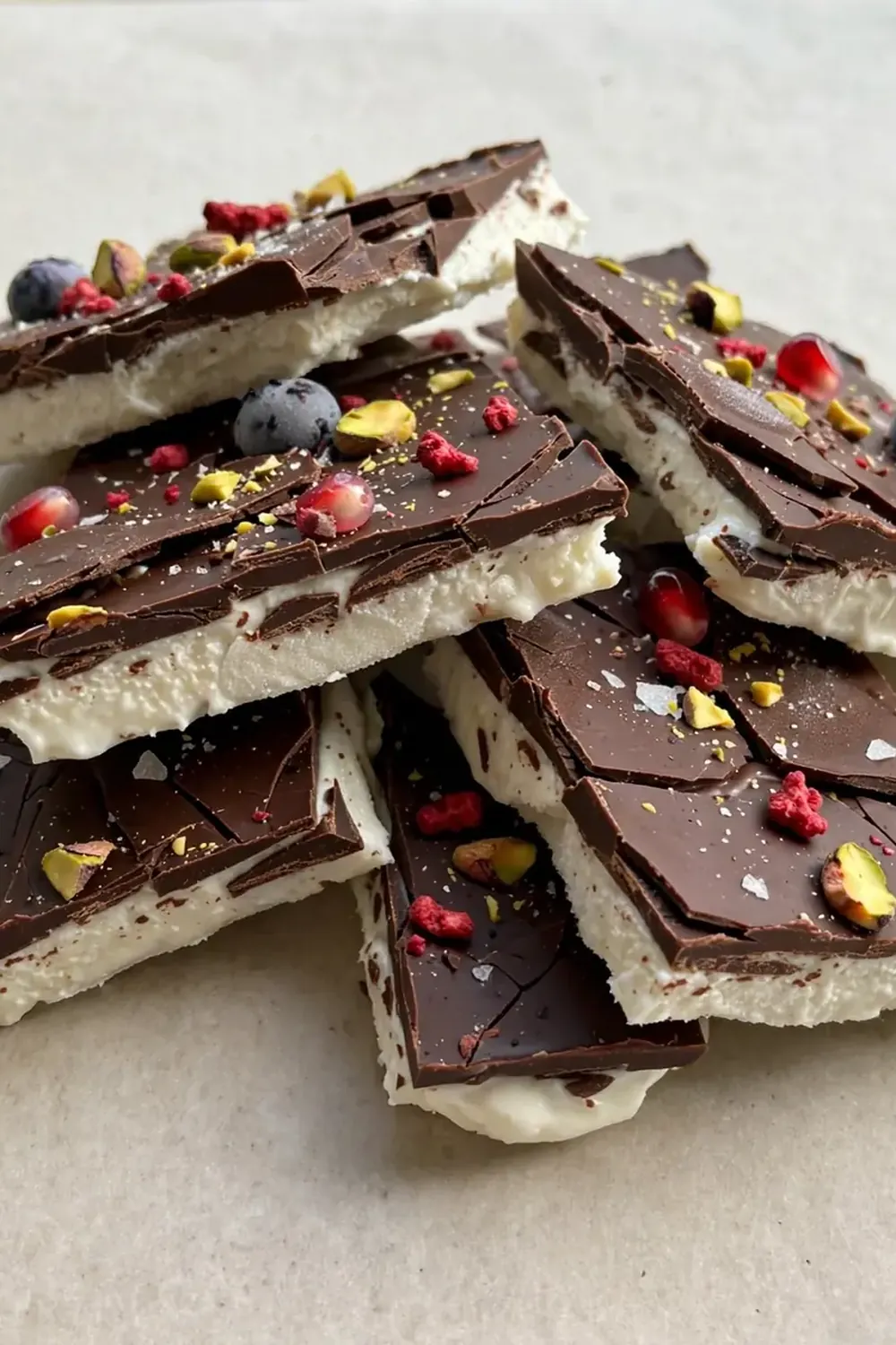 Greek Yogurt Chocolate Bark