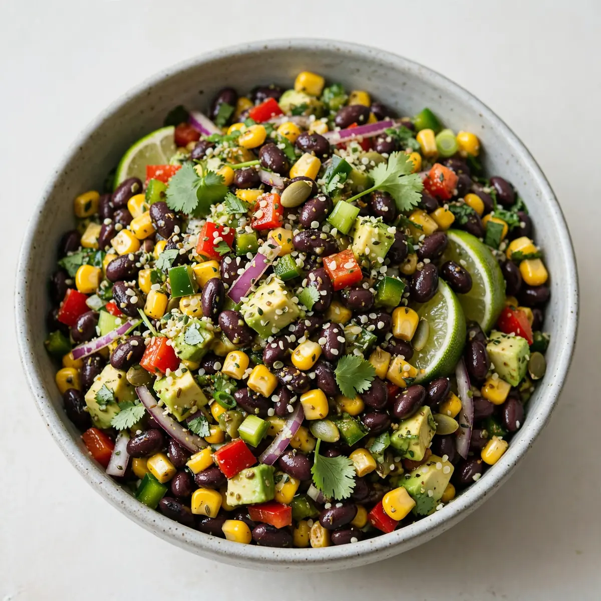 High-Protein Black Bean and Corn Salad