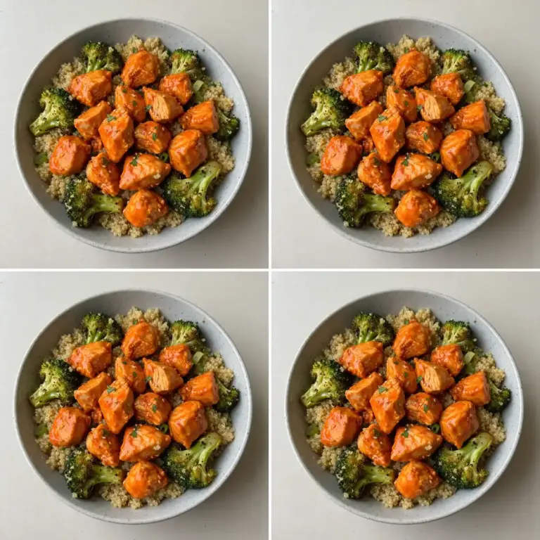High-Protein Buffalo Chicken Meal Prep Bowls