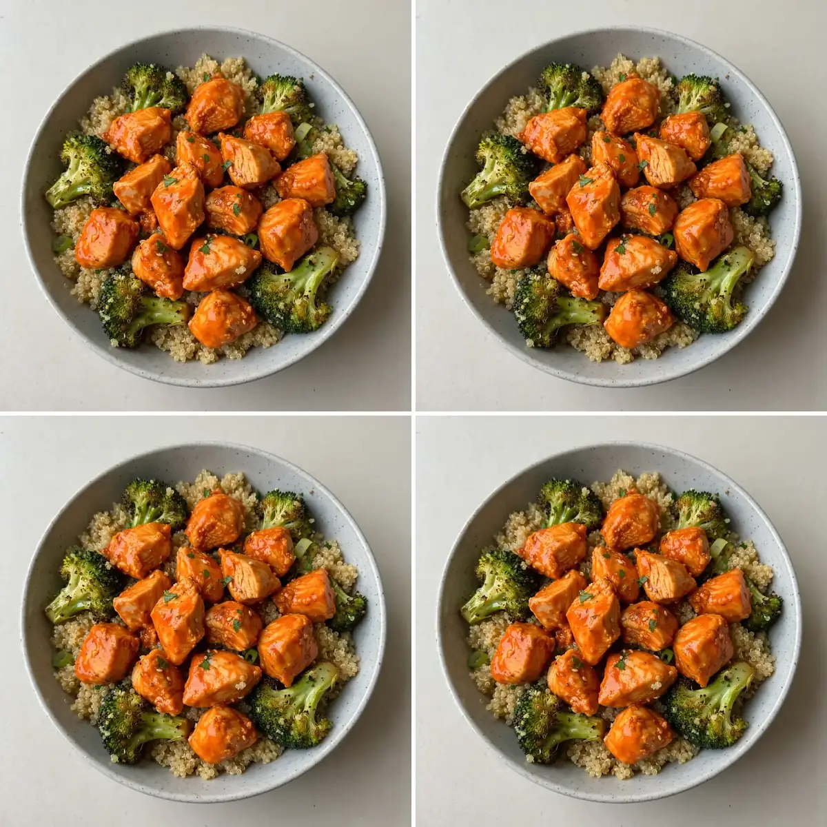 High-Protein Buffalo Chicken Meal Prep Bowls