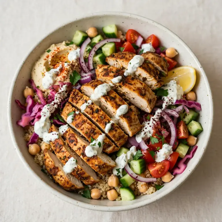 High-Protein Chicken-Shawarma-Bowl