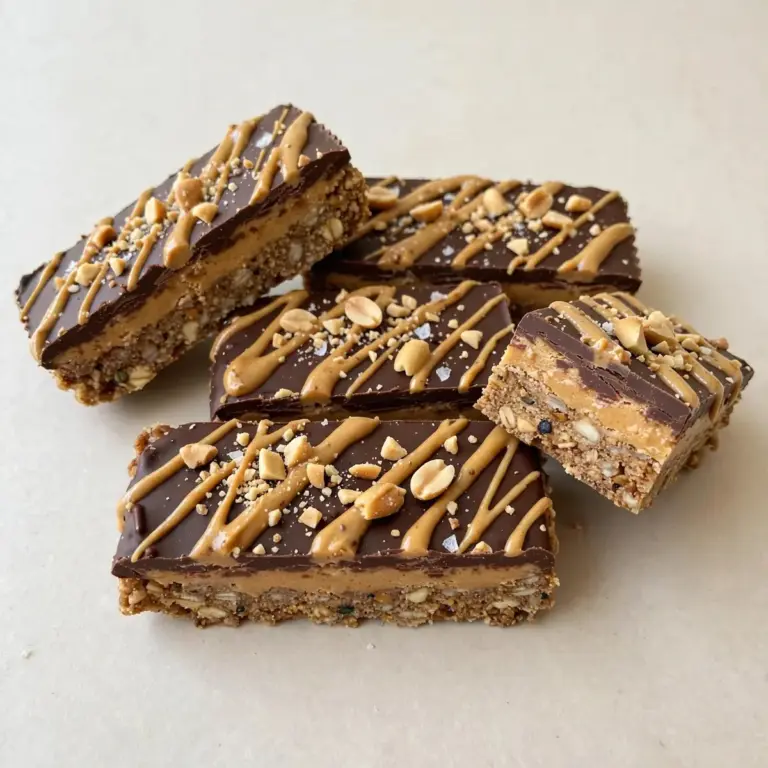 High-Protein Erdnussbutter-Cup Proteinriegel