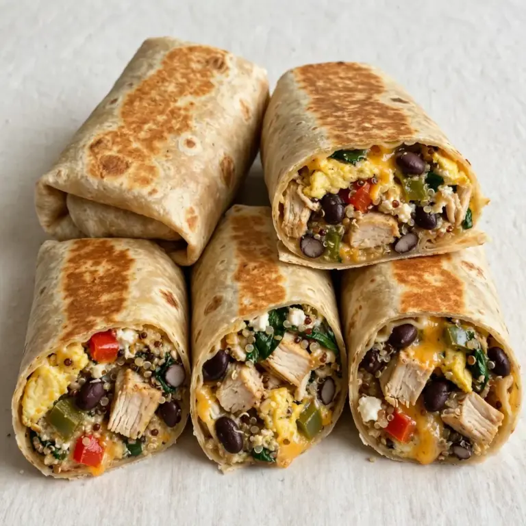High-Protein Frühstücks-Burritos zum Meal Prep