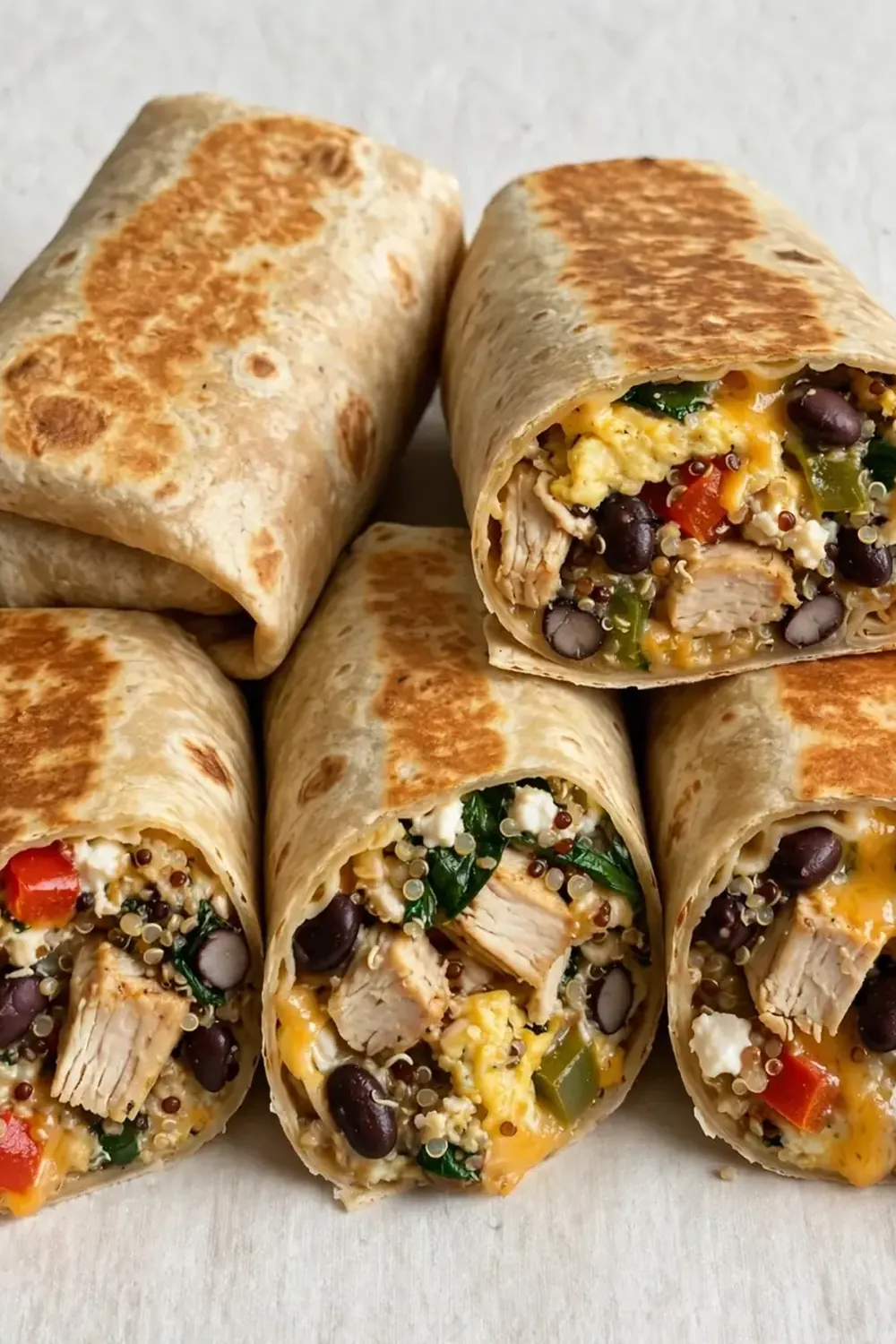 High-Protein Breakfast Burrito Meal Prep