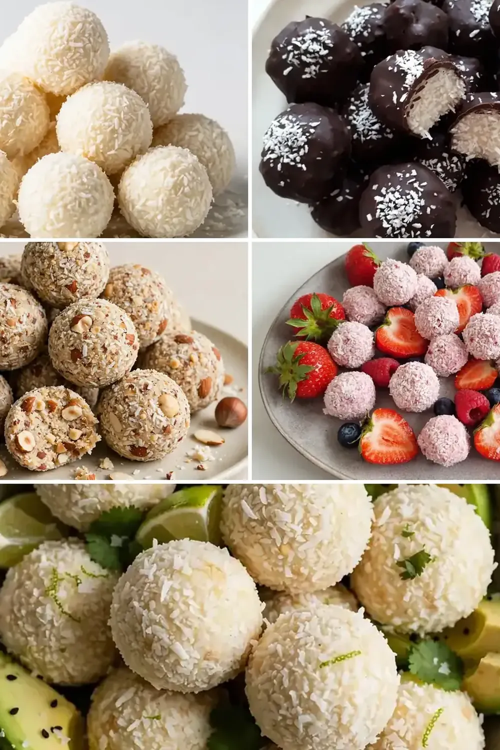 High-Protein Coconut Protein Bites