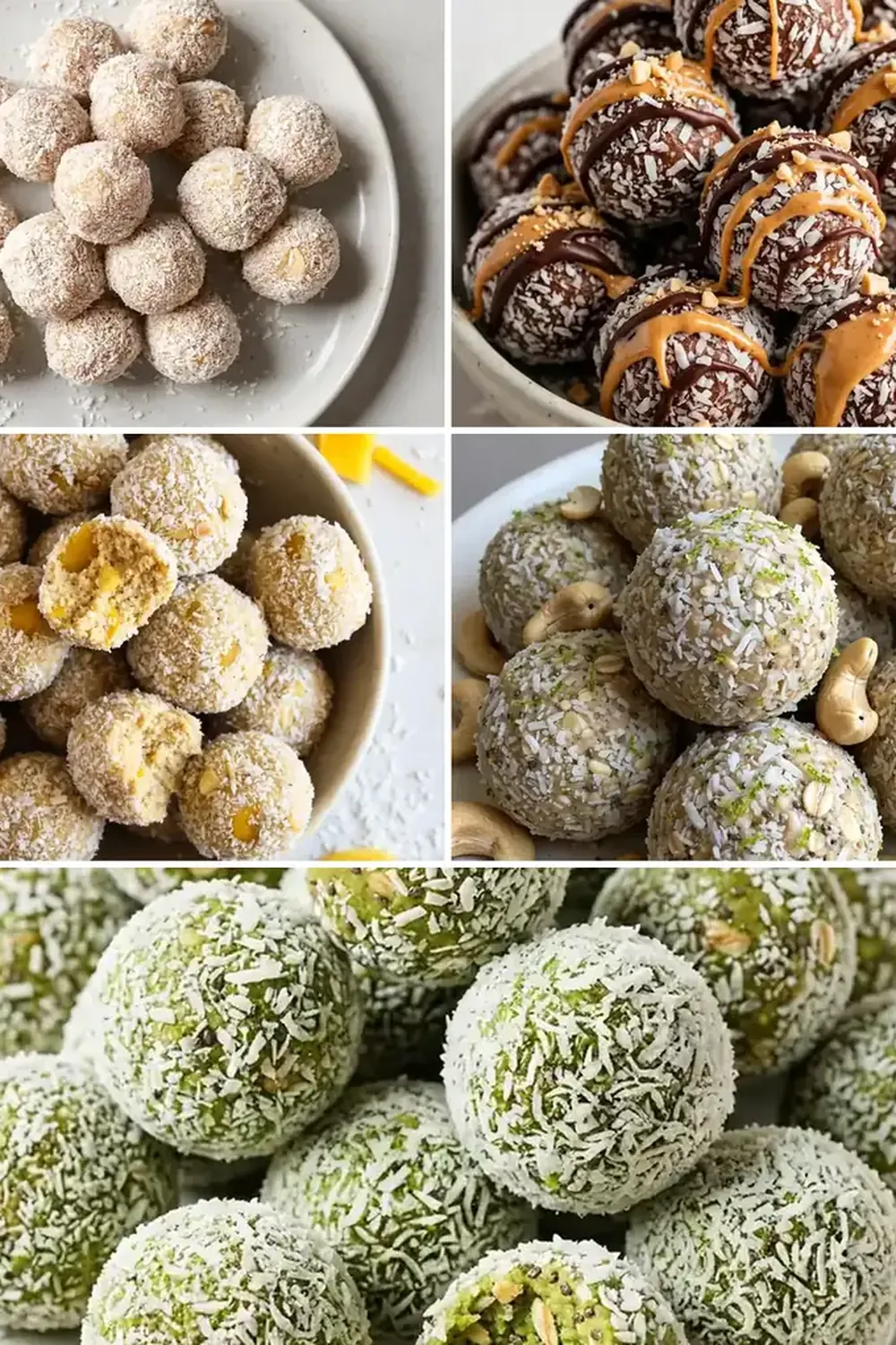 High-Protein Coconut Protein Bites