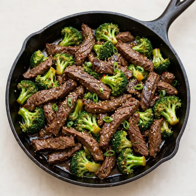 High-Protein Rindfleisch & Brokkoli Pfanne