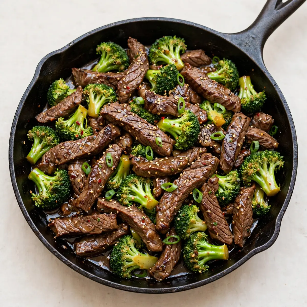 High-Protein Rindfleisch & Brokkoli Pfanne