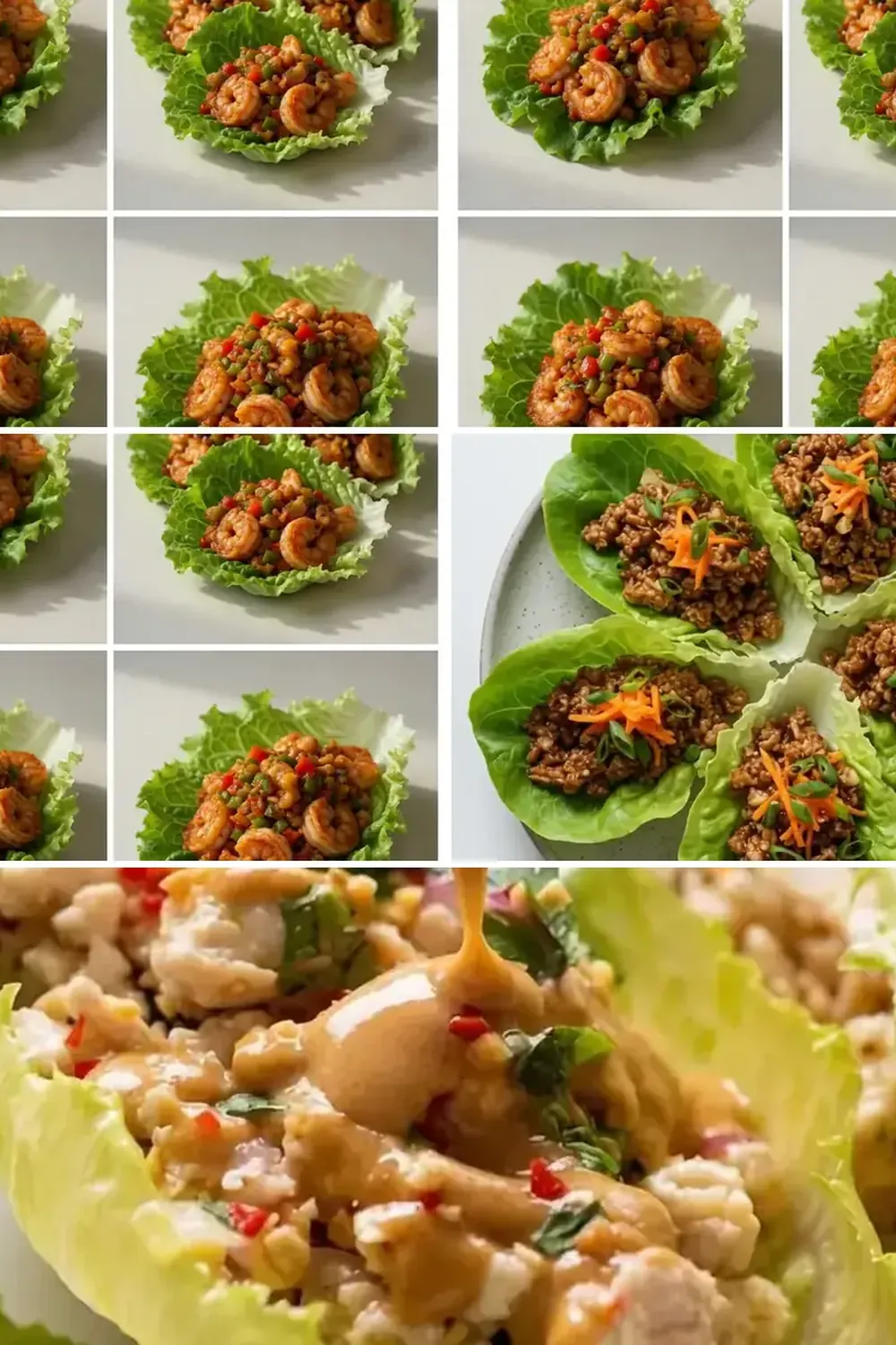 High-Protein Shrimp Lettuce Wraps