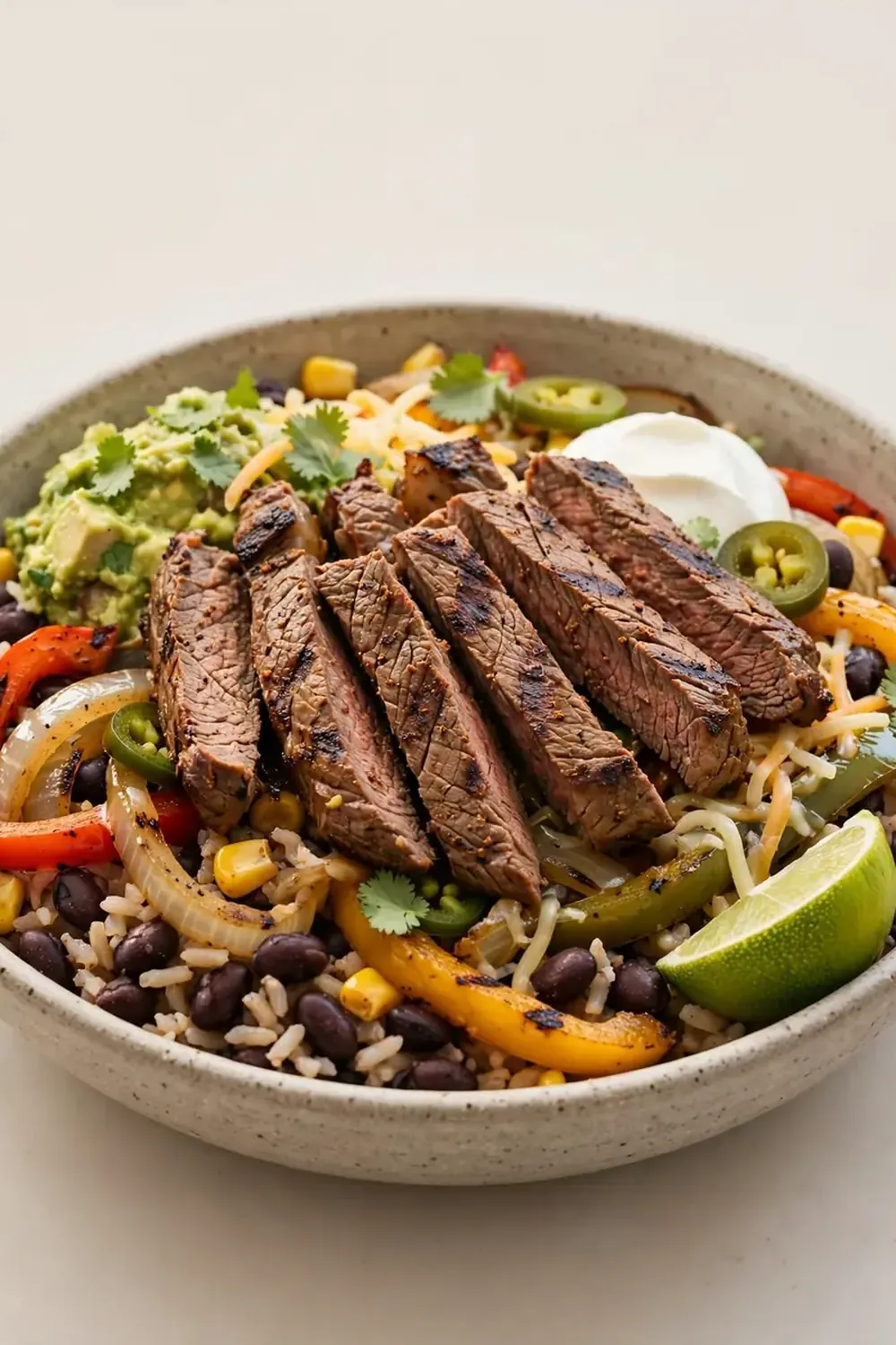 High-Protein Steak Fajita Bowl