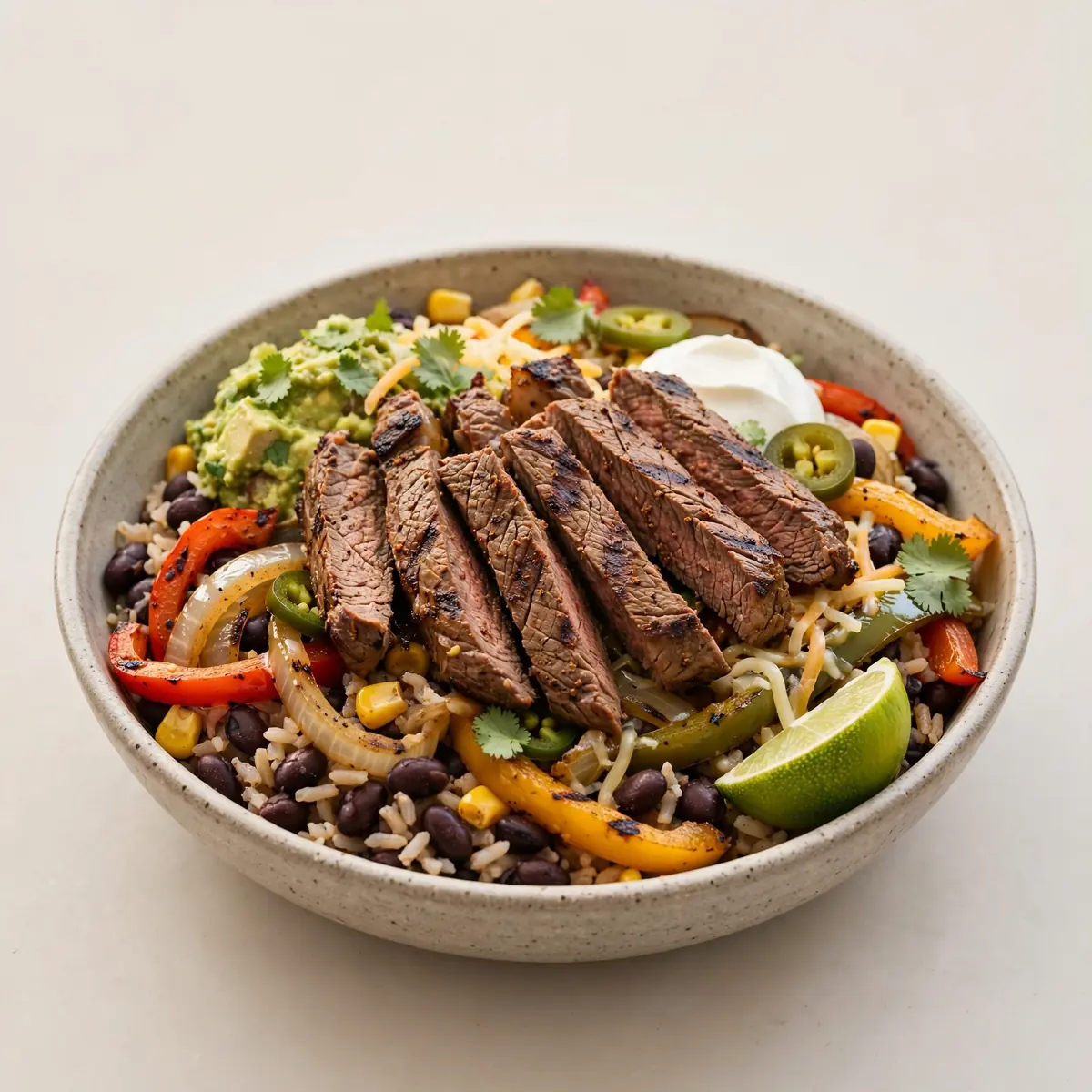 High-Protein Steak Fajita Bowl