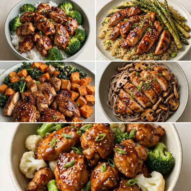 High-Protein Teriyaki Hähnchen Meal Prep Bowls