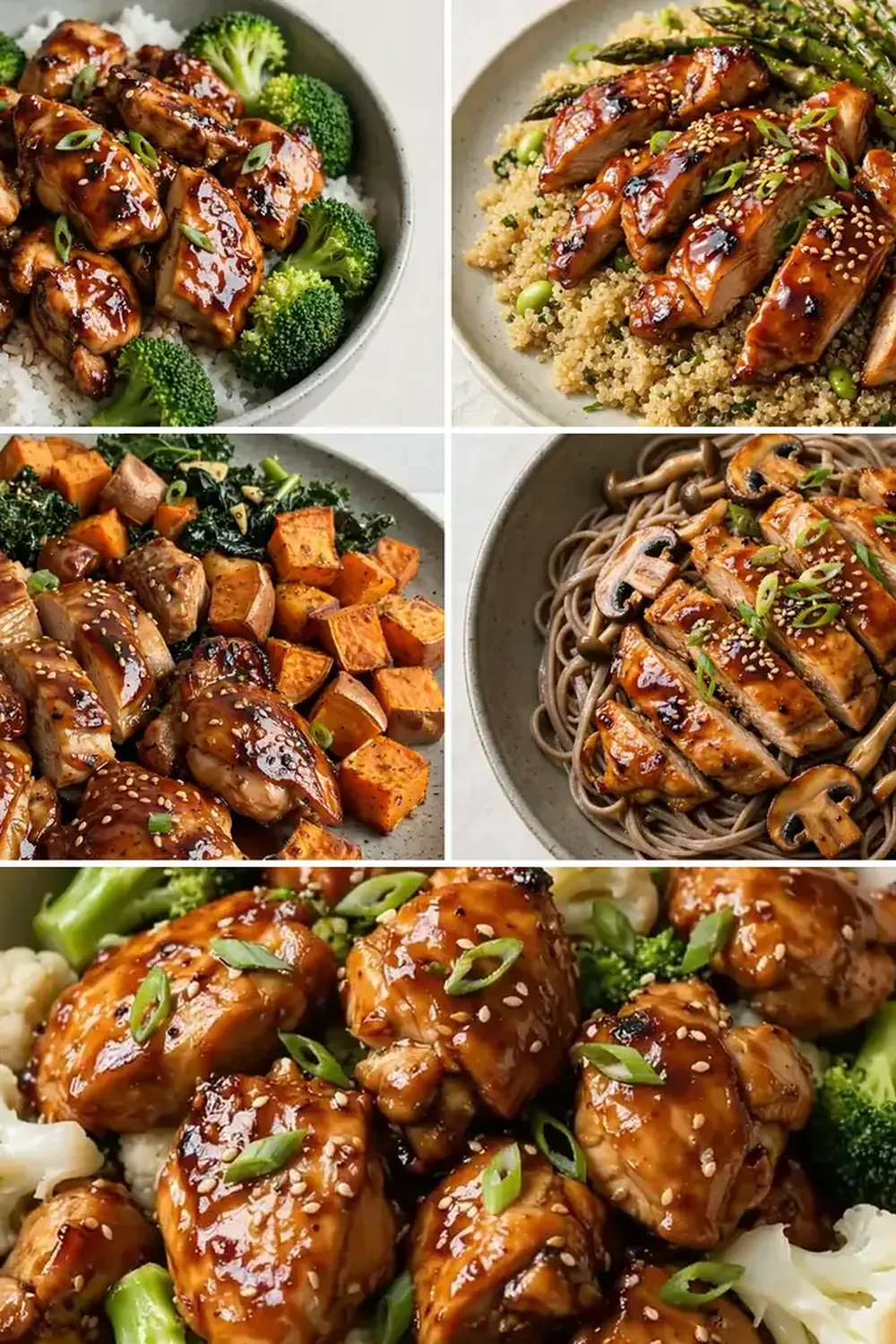 High-Protein Teriyaki Chicken Meal Prep Bowls