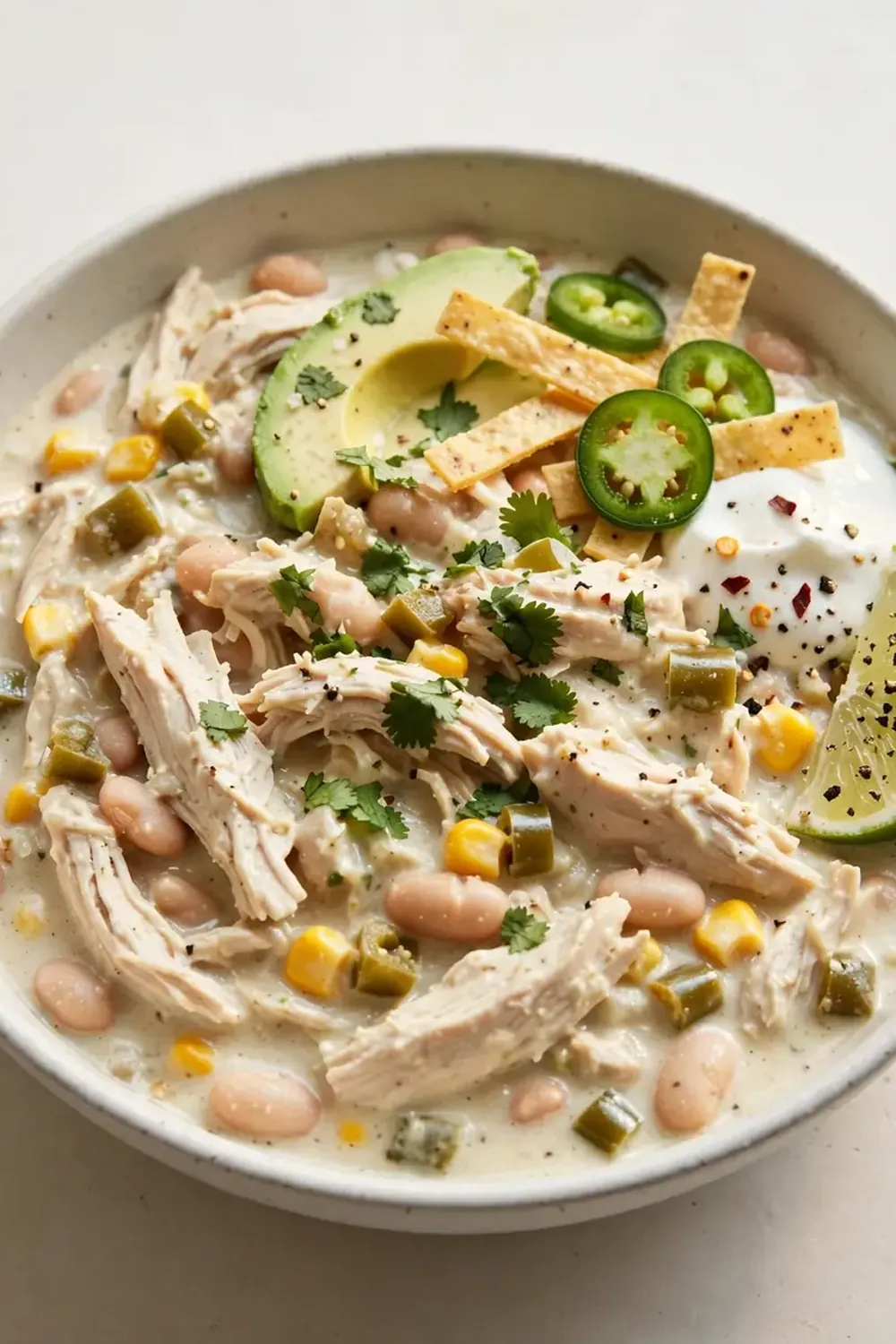 High-Protein White Chicken Chili