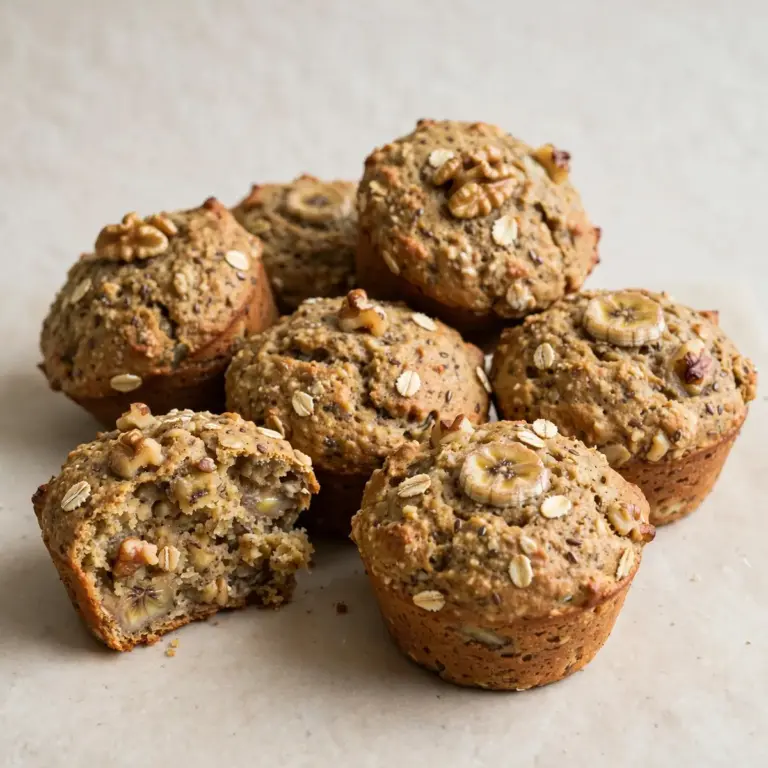 Hochprotein-Bananen-Protein-Muffins