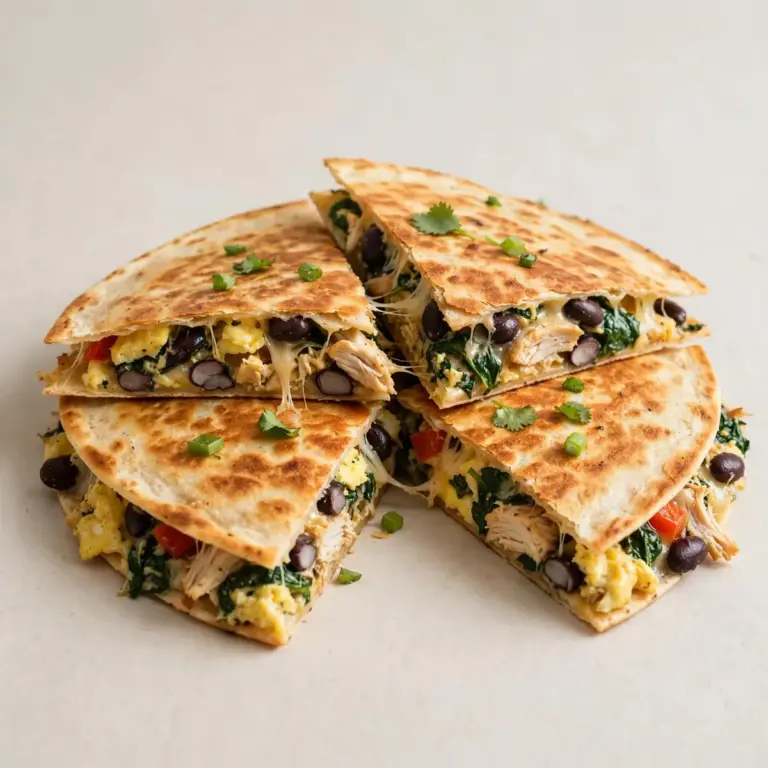 Hochprotein-Quesadilla zum Frühstück
