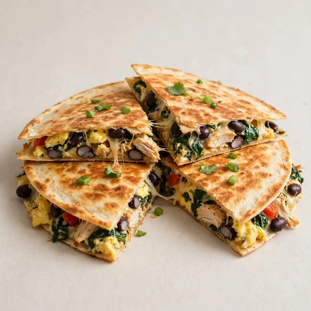 Hochprotein-Quesadilla zum Frühstück