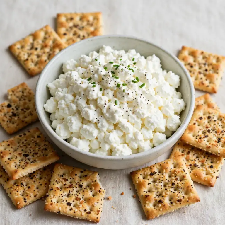 Hüttenkäse-Alles-Bagel-Cracker