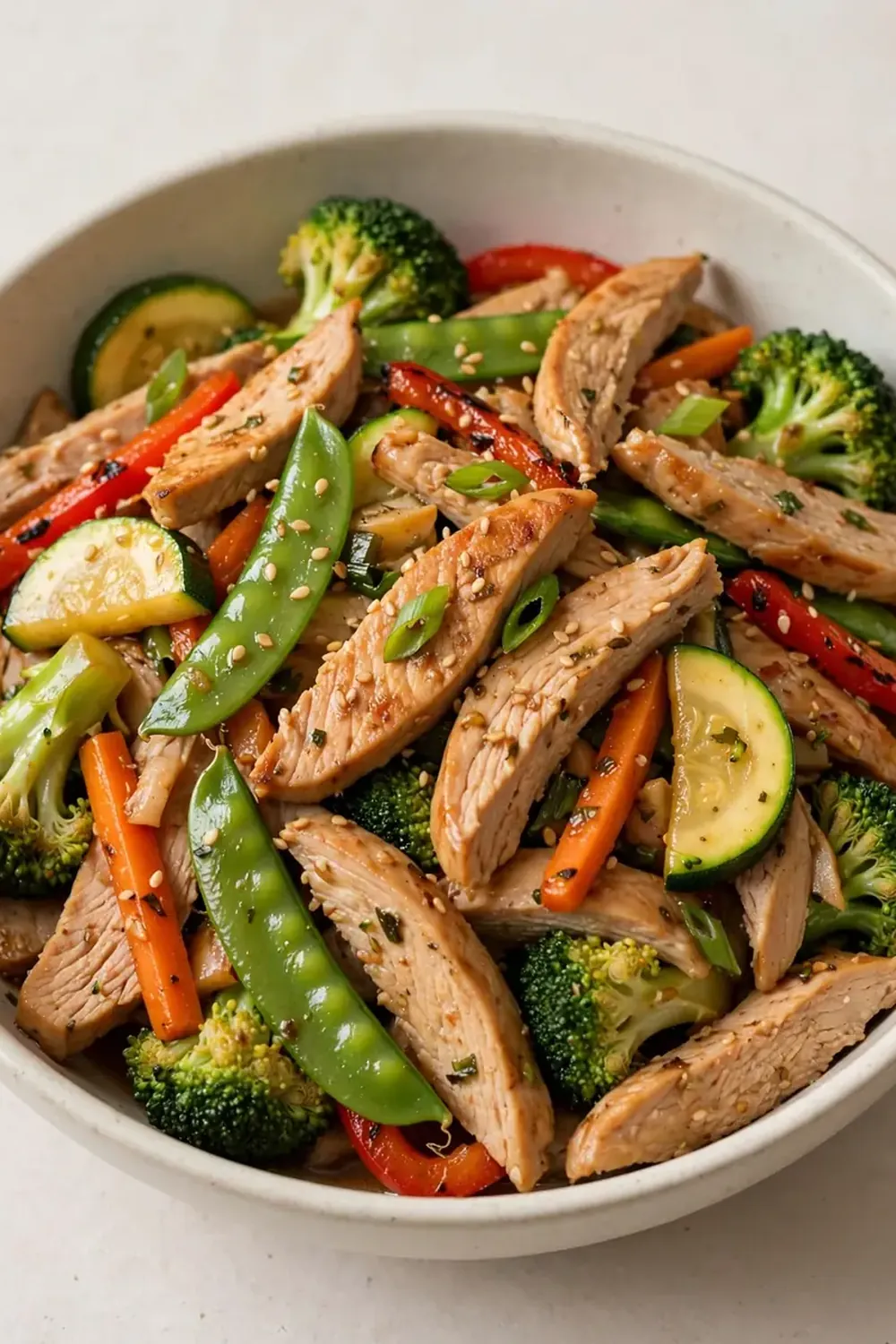 Low-Calorie High-Protein Turkey and Vegetable Stir-Fry