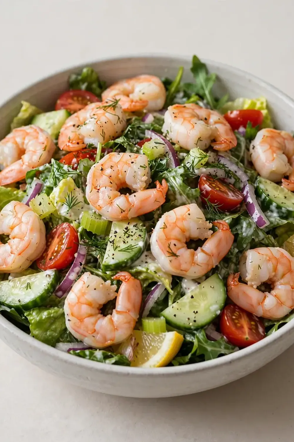 Low-Calorie High-Protein Shrimp Salad