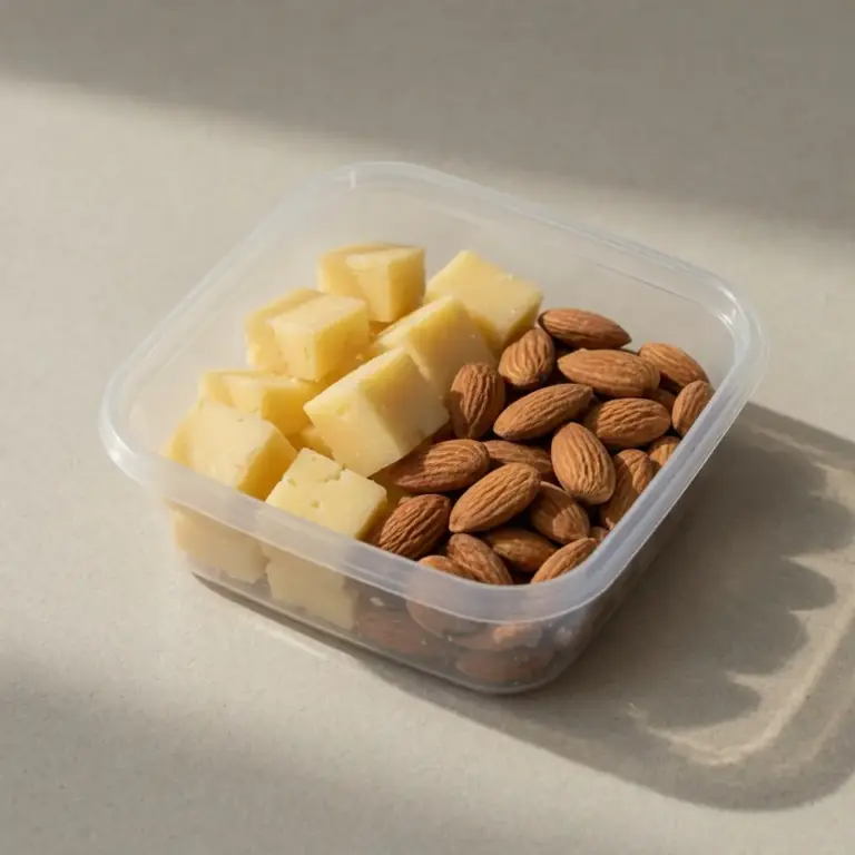 Käse-Mandel-Snack: Dein High-Protein-Power-Kick