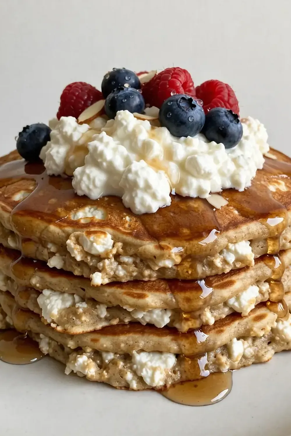 Cottage Cheese Protein Pancakes