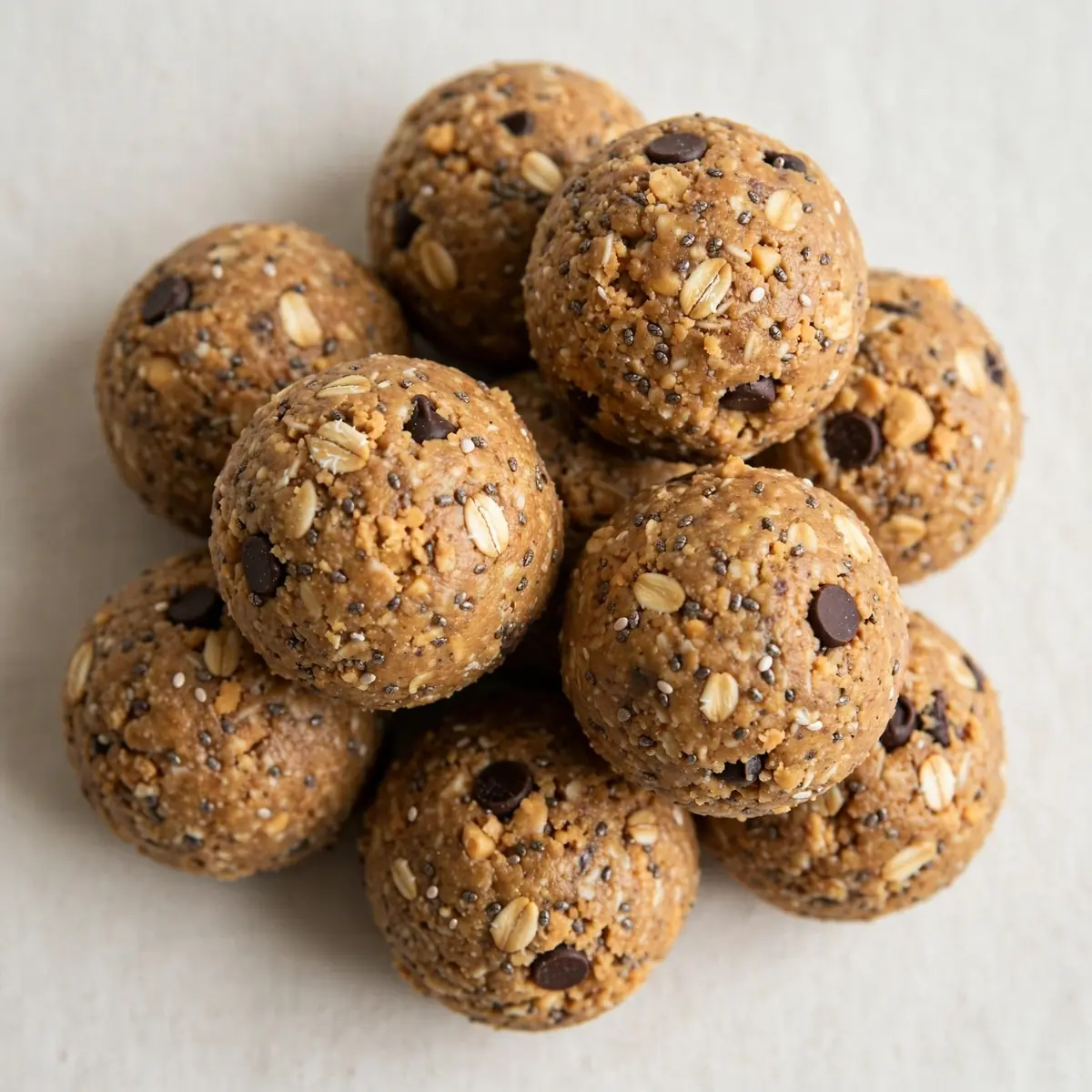 No-Bake Peanut Butter Protein Bällchen
