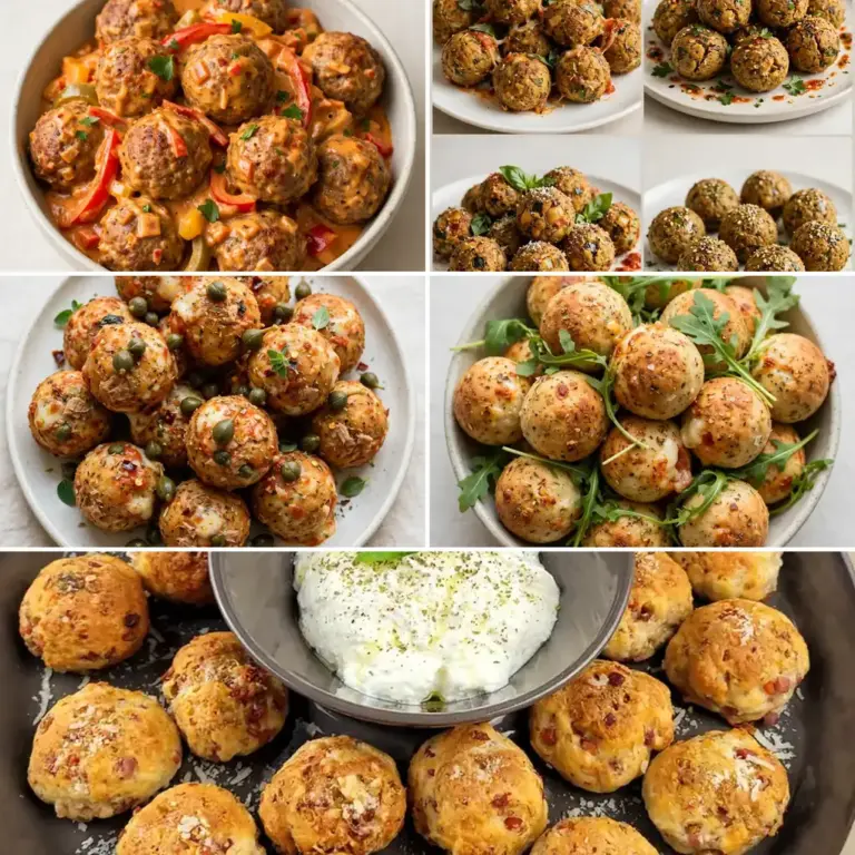 Ofenfrische Protein-Pizzabällchen