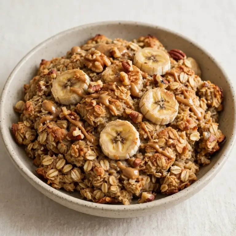 Protein Bananenbrot Baked Oats