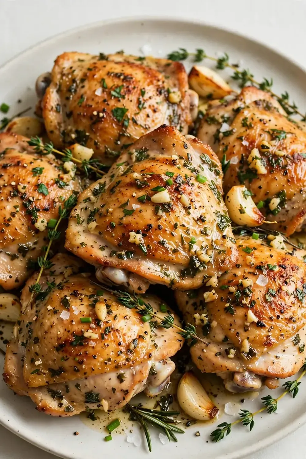 Garlic Herb High-Protein Chicken Thighs