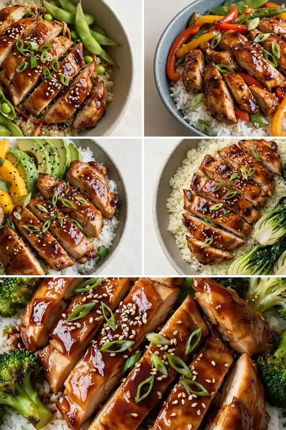 High-Protein Teriyaki Chicken Meal Prep Bowls