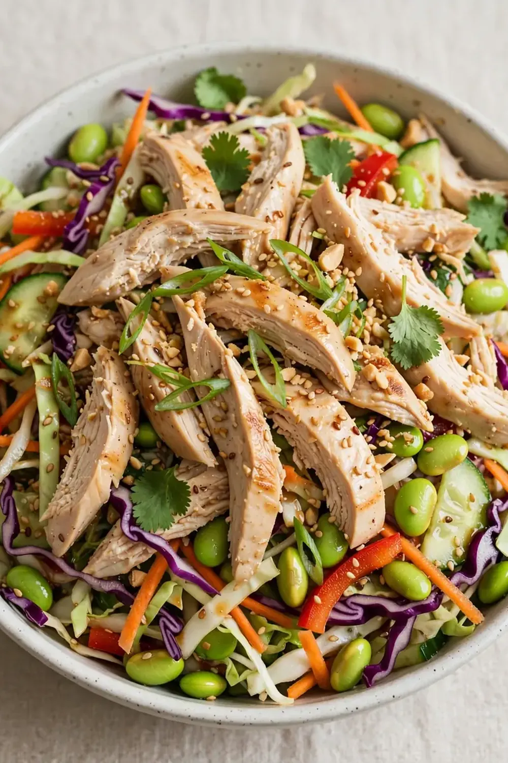 High-Protein Asian Chicken Salad