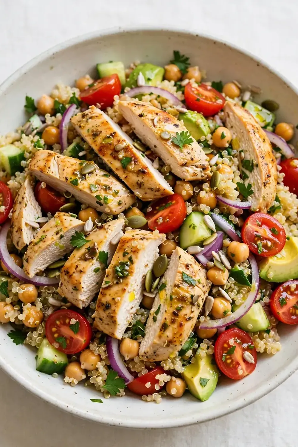 High-Protein Chicken and Quinoa Salad