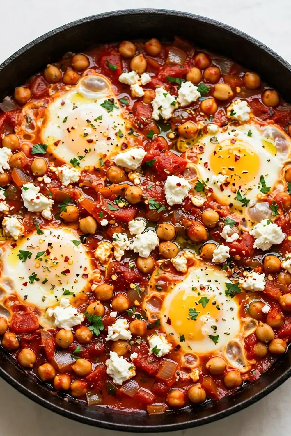 High-Protein Shakshuka with Feta