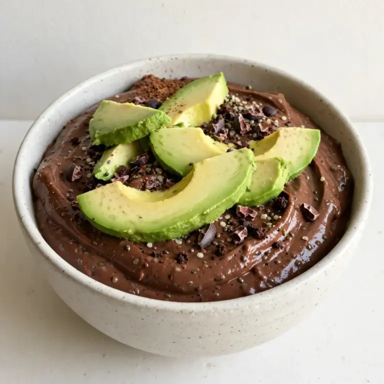 Schoko-Avocado-Protein-Pudding