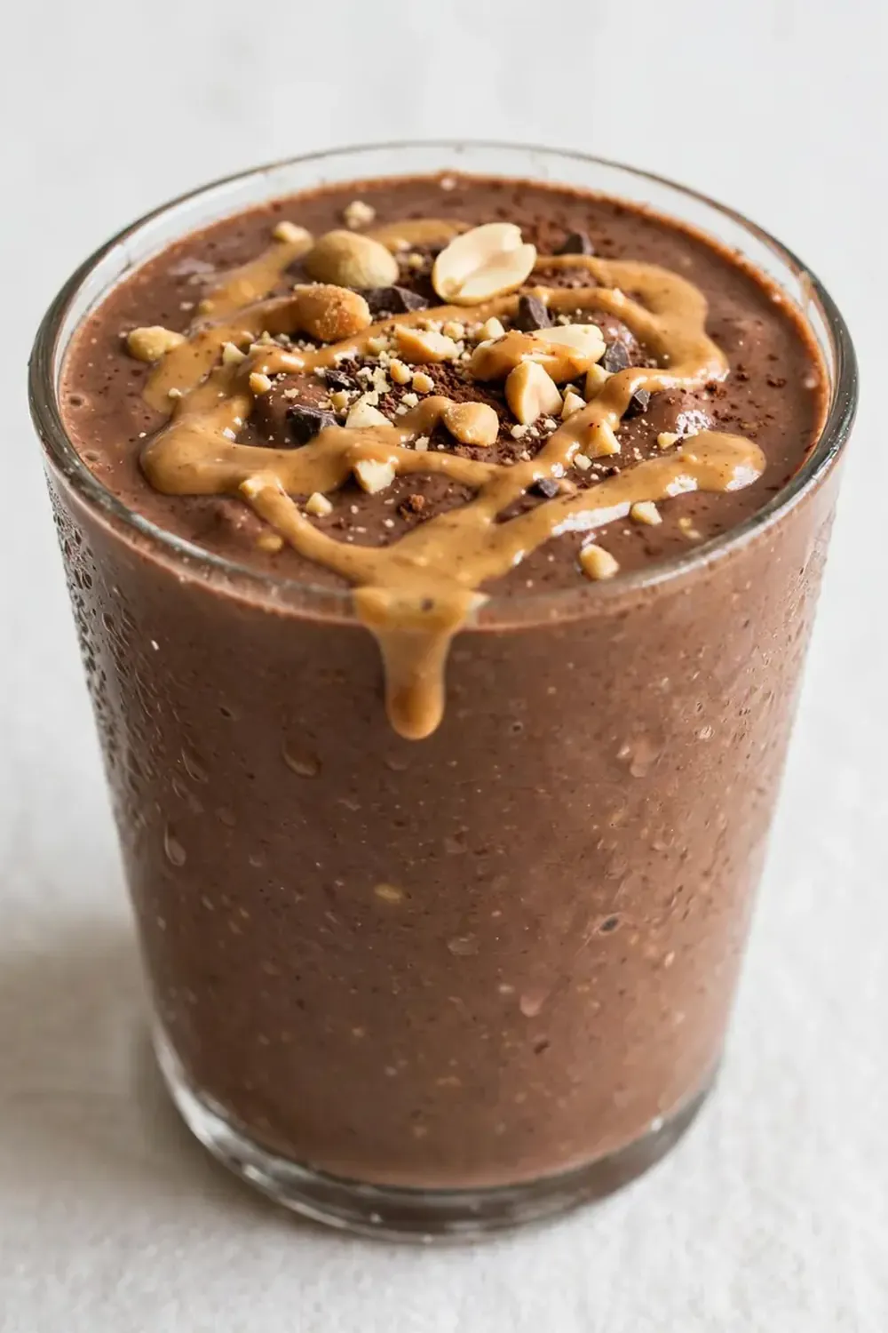 Chocolate Peanut Butter Protein Smoothie