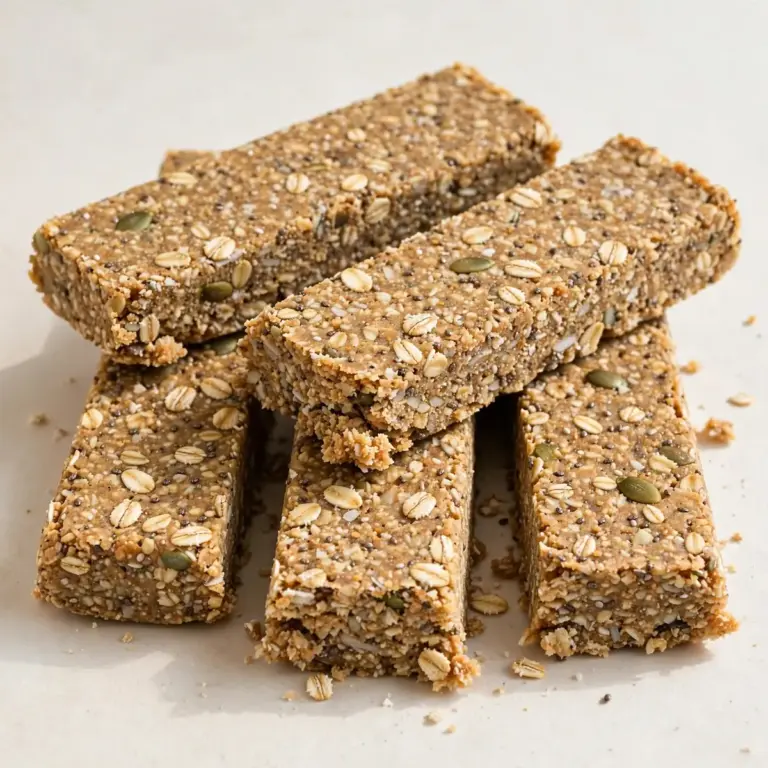 Selbstgemachte Proteinriegel mit Hafer und Whey