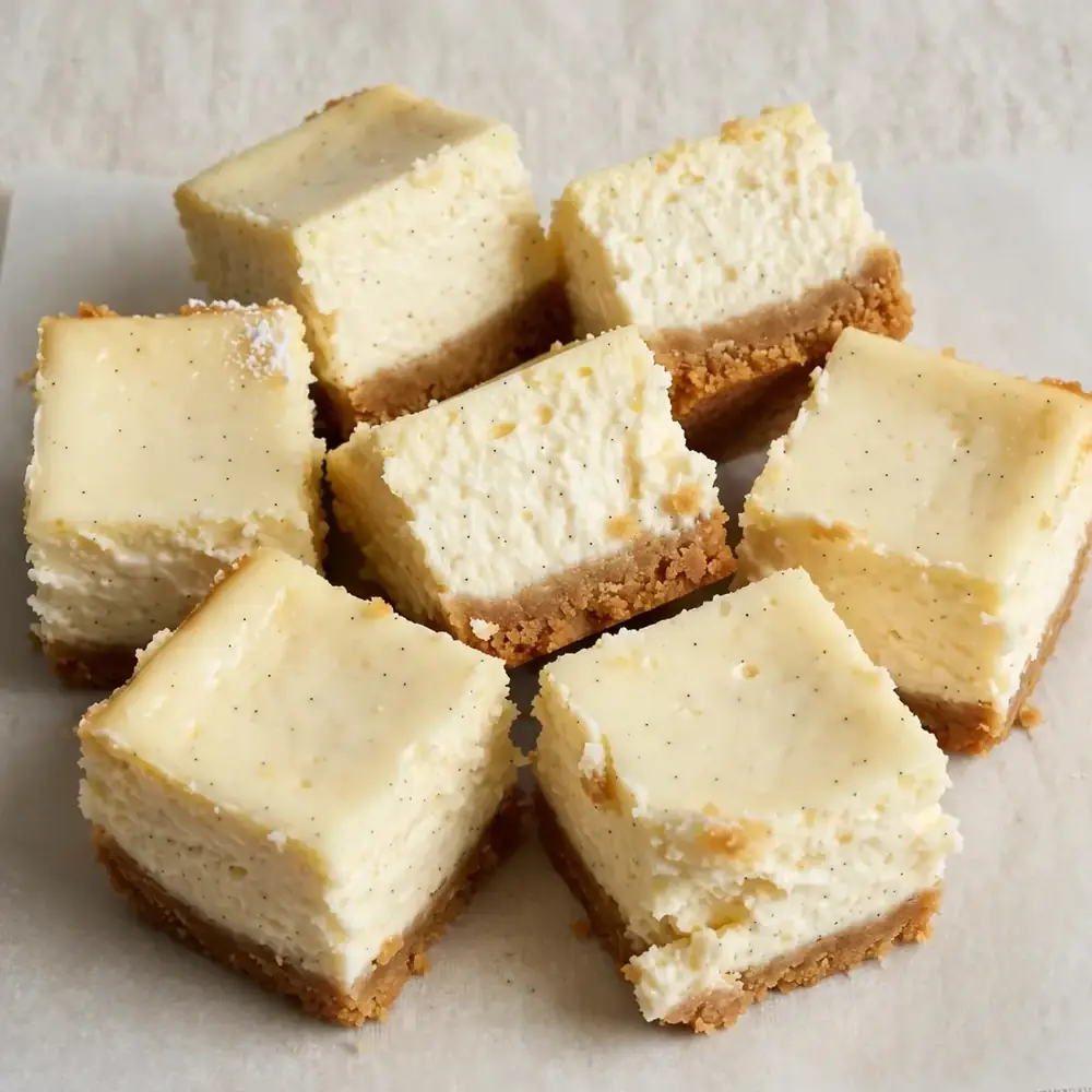 Vanille-Protein-Cheesecake-Bites