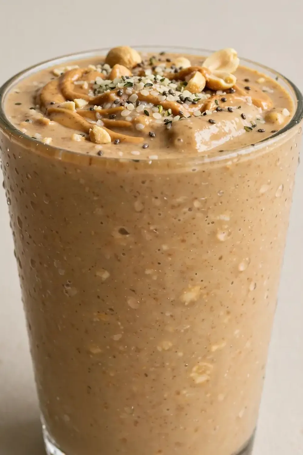 Vegan High-Protein Peanut Butter Protein Smoothie
