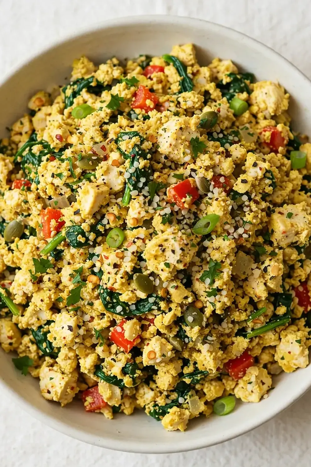 Vegan High-Protein Tofu Scramble