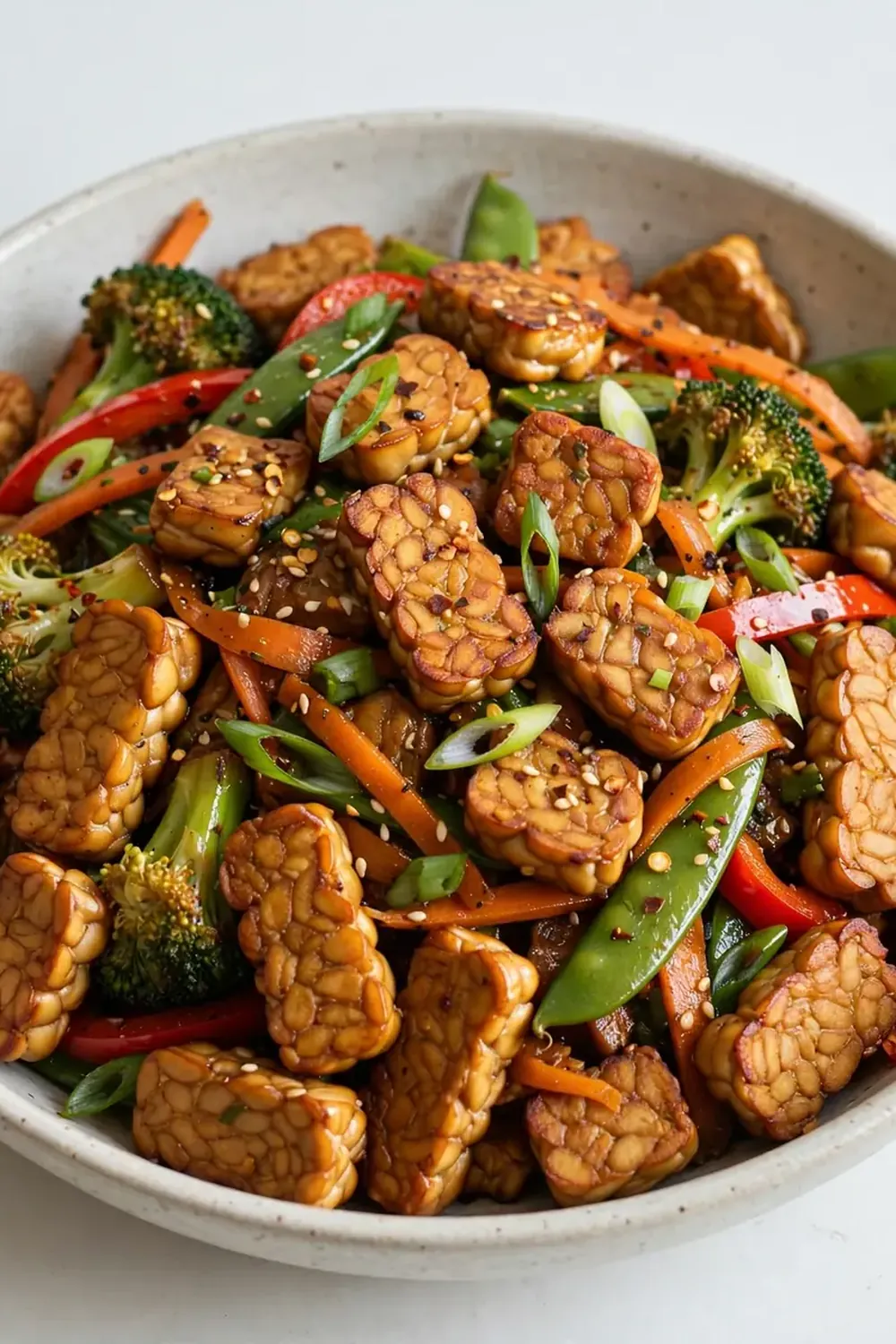 Vegan High-Protein Tempeh Stir-Fry